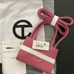 Telfar small shopping bag.